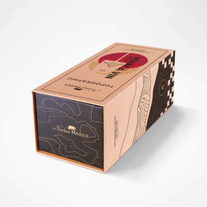 Matterhorn wine glass TOPOGRAPHIC