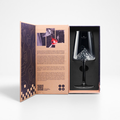 Matterhorn wine glass TOPOGRAPHIC