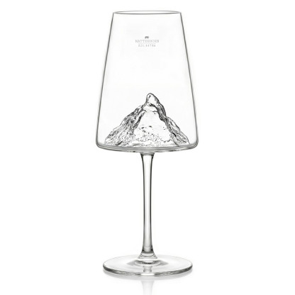Matterhorn wine glass TOPOGRAPHIC