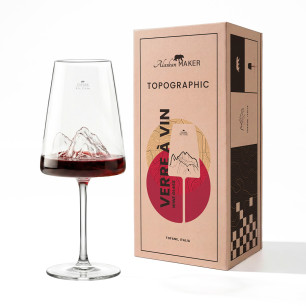 Set of wine glass - Tofane TOPOGRAPHIC