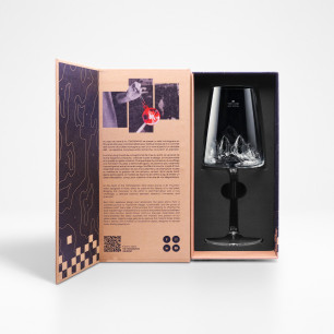 Set of wine glass - Tre Cime di Lavaredo TOPOGRAPHIC