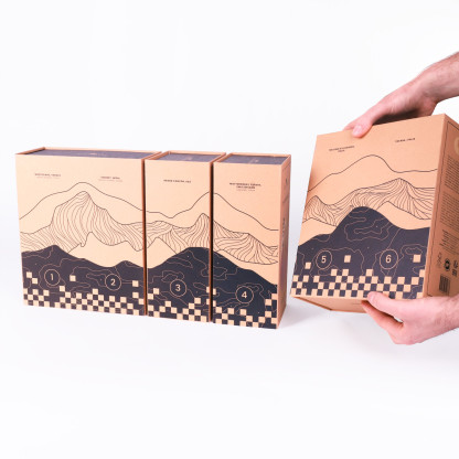 Matterhorn wine glass TOPOGRAPHIC