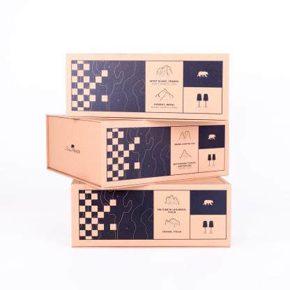 Tre Cime di Lavaredo & Tofane wine glass set TOPOGRAPHIC