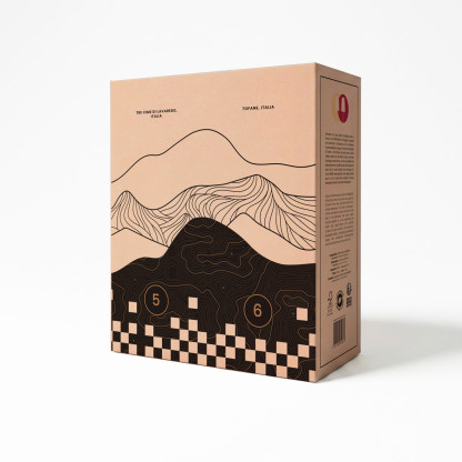 Tre Cime di Lavaredo & Tofane wine glass set TOPOGRAPHIC