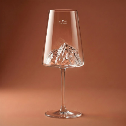 Verre à vin Mont Blanc TOPOGRAPHIC