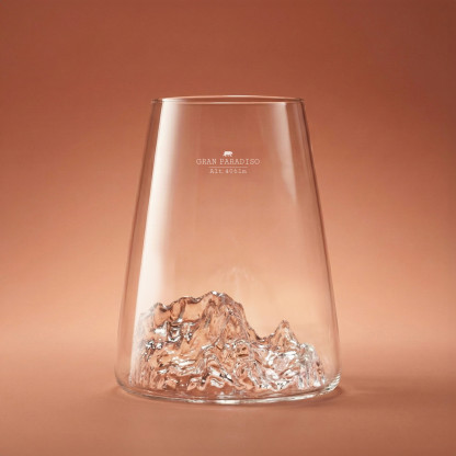 Design glass Gran paradiso TOPOGRAPHIC