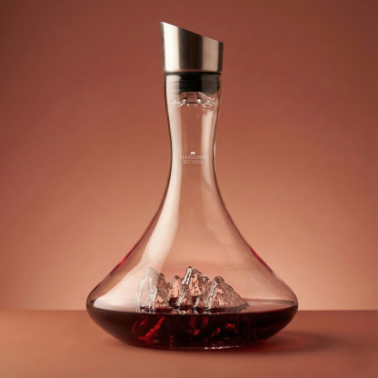 Wine decanter Sassolungo TOPOGRAPHIC