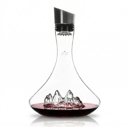 Wine decanter Tre Cime di Lavaredo TOPOGRAPHIC