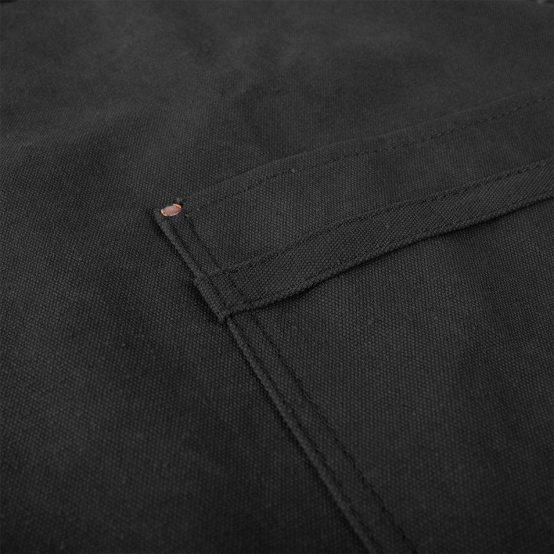 Tablier denim cuir