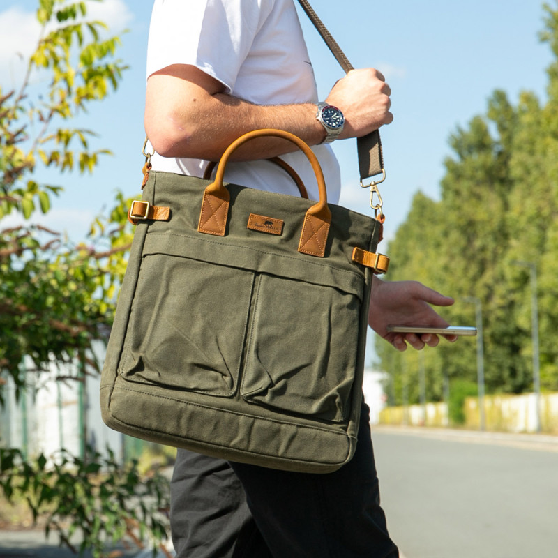 sac bandoulière cuir homme