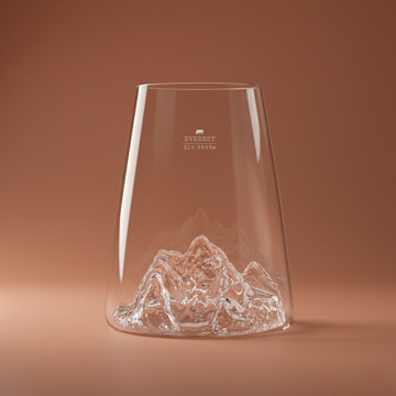 Verre design TOPOGRAPHIC : Mont Matterhorn