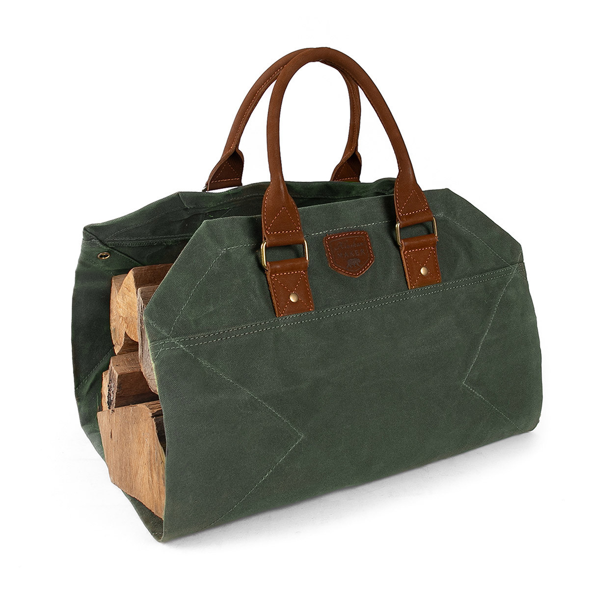 Alaskan MAKER Jeu Échecs & Dames 2-en-1 – Tapis Toile Waxée Enroulable, Pions Bois, Fermeture Cuir – Voyage Nomade