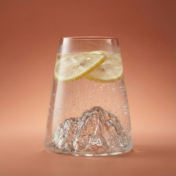 Verre design TOPOGRAPHIC : Mont Matterhorn