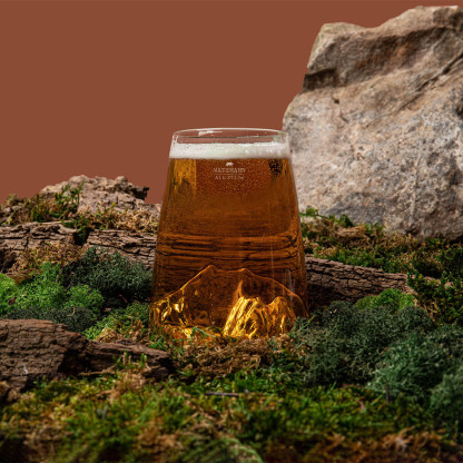 Verre design TOPOGRAPHIC : Watzmann