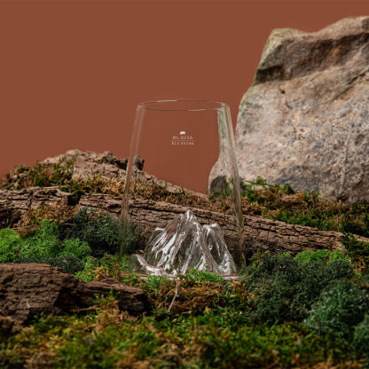 Design TOPOGRAPHIC glass: Tre Cime di Lavaredo