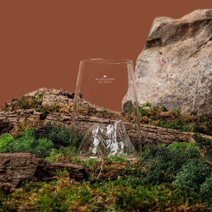 Verre design TOPOGRAPHIC : Halla (Corée)