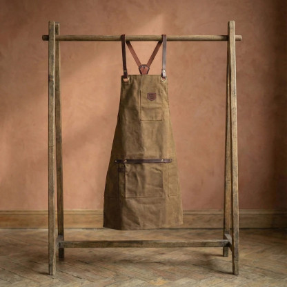 Apron for men, waterproof, stain resistant, multipockets