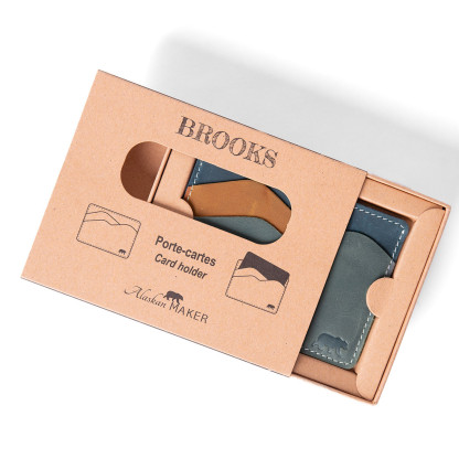 Porte carte cuir extra plat BROOKS