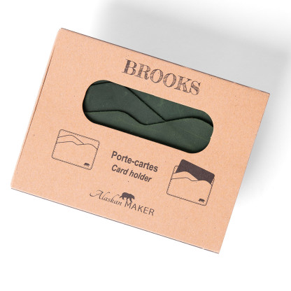 Porte carte cuir extra plat BROOKS