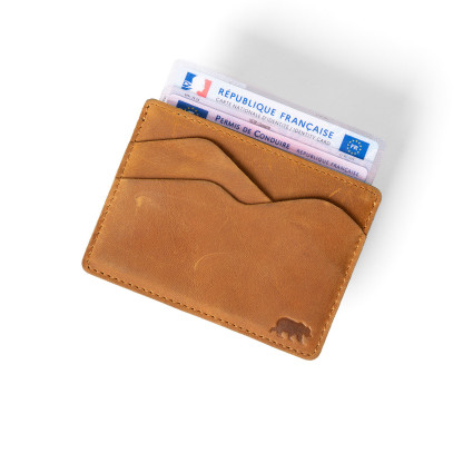 Porte carte cuir extra plat BROOKS