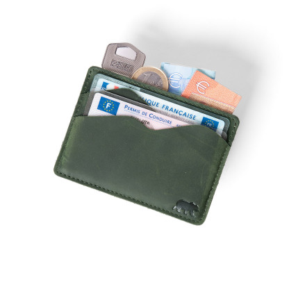 Porte carte cuir extra plat BROOKS