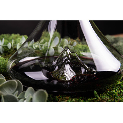 TOPOGRAPHIC wine decanter: Zugspitze