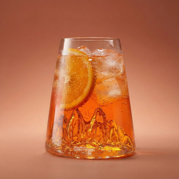 Design TOPOGRAPHIC glass: Tre Cime di Lavaredo