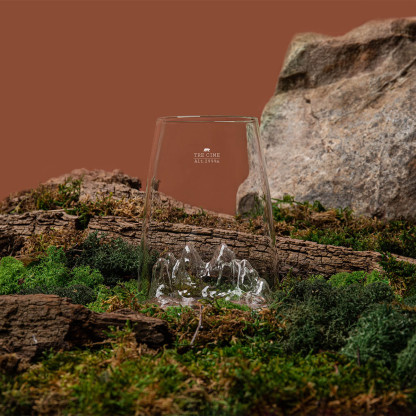 Verre design TOPOGRAPHIC : Tre Cime di Lavaredo