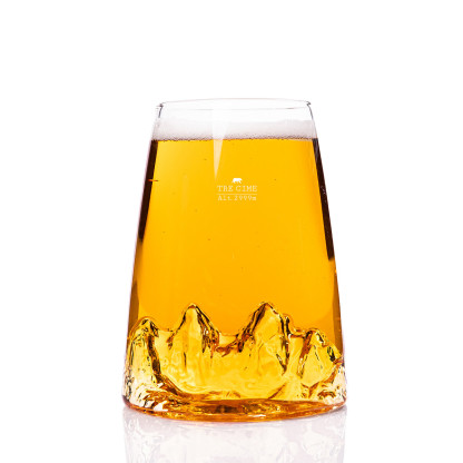 Verre design TOPOGRAPHIC : Tre Cime di Lavaredo