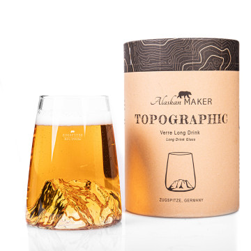 Design TOPOGRAPHIC glass: Zugspitze