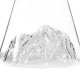 Water carafeTOPOGRAPHIC : Mont Blanc