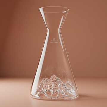 Water carafe TOPOGRAPHIC : Mont Everest
