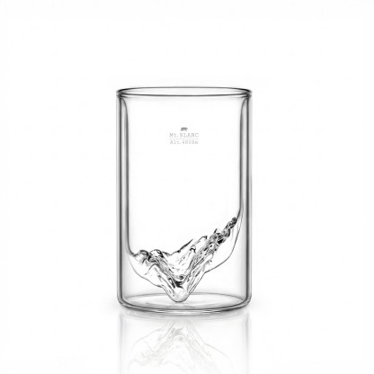 Mont Blanc Double-Wall Glass TOPOGRAPHIC