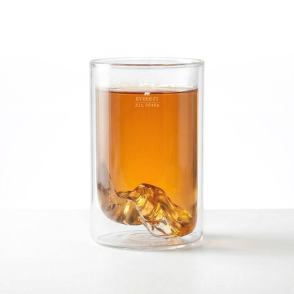 Everest Double-Wall Glass TOPOGRAPHIC