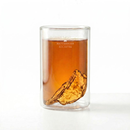 Matterhorn Double-Wall Glass TOPOGRAPHIC