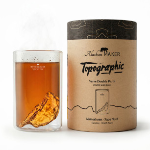 Matterhorn Double-Wall Glass TOPOGRAPHIC