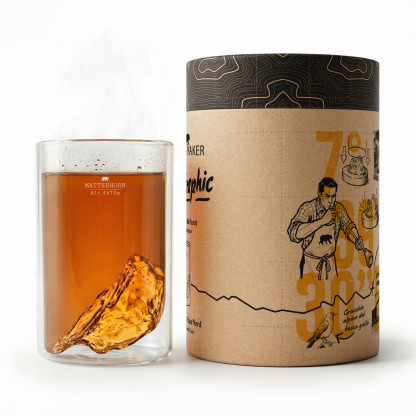 Matterhorn Double-Wall Glass TOPOGRAPHIC