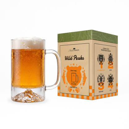 WILD PEAKS Bear Beer Mug
