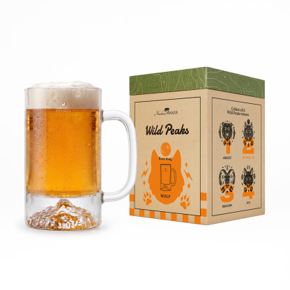 Chope à bière Loup