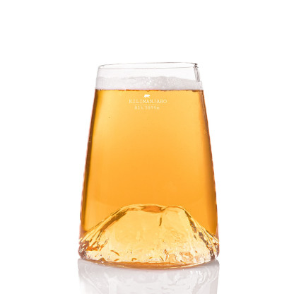 Verre design TOPOGRAPHIC : Kilimanjaro