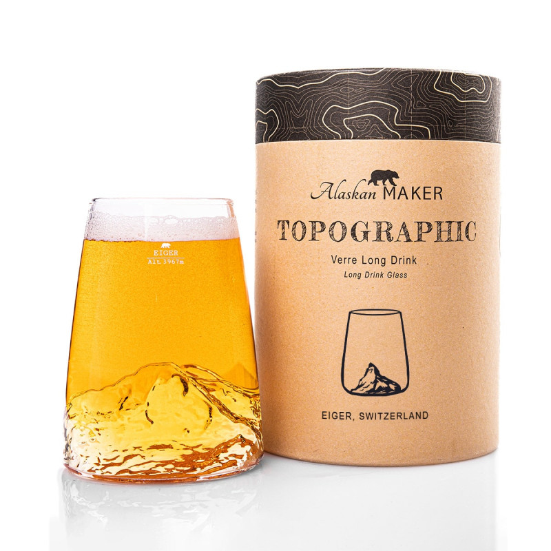 Long Drink Glass TOPOGRAPHIC Eiger