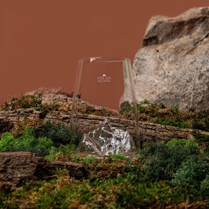 Verre design TOPOGRAPHIC : Fitz Roy