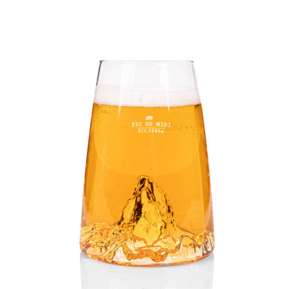 Verre design TOPOGRAPHIC : Pic du Midi