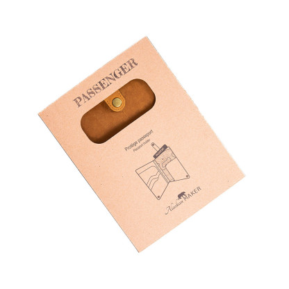 Protège passeport en cuir pour voyager